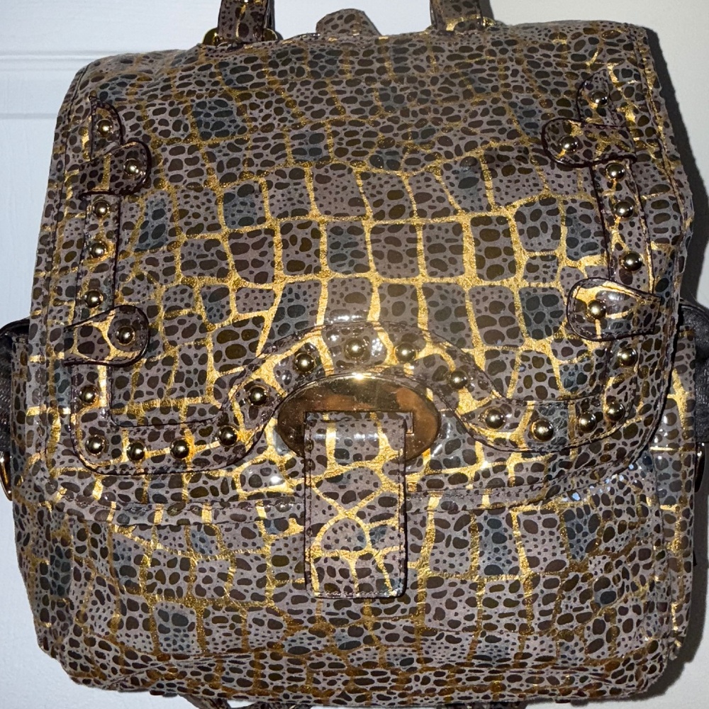 Backpack and handbag